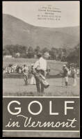 Golfing in Vermont: A Directory of Courses. A Publication of the Vermont Bureau of Publicity