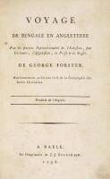 Voyage de Bengale en Angleterre par les parties Septentrionale de l'Indostan, par Cachemir, l'Afghanistan, la Perse et la Russe