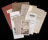 Lot of 9 pamphlets on Hawaii