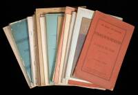 Lot of 24 pamphlets on the Isthmian Canal Issue