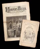 Lot of 24 Harper&rsquo;s Bazar & 12 Ladies&rsquo; Repository periodicals