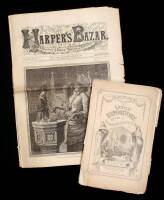 Lot of 24 Harper’s Bazar & 12 Ladies’ Repository periodicals