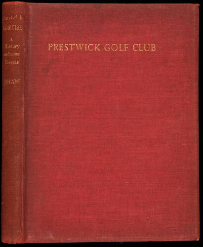 Prestwick Golf Club: A History and Some Records