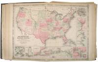 Johnson's New Illustrated (Steel Plate) Family Atlas...including the latest Federal Census, a Geographical Index, and a Chronological History of the Civil War in America