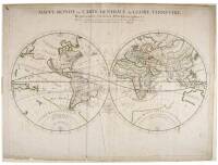 Mappe-Monde ou Carte Generale du Globe Terrestre Representee en deux Plan Hemispheres...