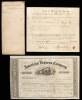 American Express Company stock certificate, signed by William Fargo, John Butterfield and Alex Holland - 2