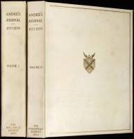Andre's Journal: An Authentic Record of the Movements and Engagements of the British Army in America from June 1777 to November 1778...
