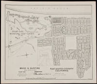 Map of Sharp Park Municipal Golf Course in San Mateo, California