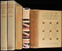 Lot of 5 volumes on Native American Blankets and Weaving