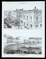 Fort Vigilant. Rooms of the Committee, Sacramento St. Betn. Davis & Front; Mass Meeting Endorsing the Acts of the Vigilance Commotte (sic), June 14th.