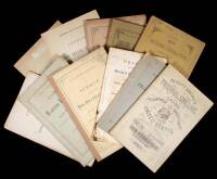 Lot of 11 booklets printed San Francisco, most relating to the city and/or California