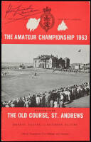 The Amateur Championship, 1963. Played over The Old Course, St. Andrews. Monday, 3rd June, to Saturday, 8th June. Official Programme.
