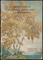 Official Souvenir Book [of the] Thirty-Fourth National Open Championship, United States Golf Association, Interlachen Country Club, Minneapolis, July 10, 11 and 12, 1930