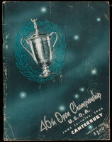 USGA 46th Open [Golf] Championship, June 13-14-15, 1946, Canterbury Golf Club…[Official] Souvenir Book