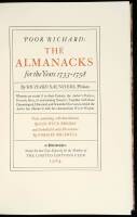 Poor Richard: The Almanacks for the Years 1733-1758.