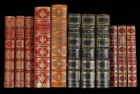 Lot of 29 volumes in leather bindings