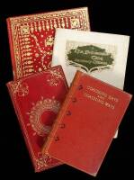 Lot of 4 decoratively bound books