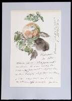 Letters with Aquarelles