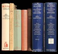 Lot of 8 Volumes by, or with contributions by, Eric Partridge