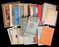 Lot of booklets, pamphlets, and magazine contributions by Kipling