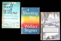 Lot of three titles by Stegner, two of them signed