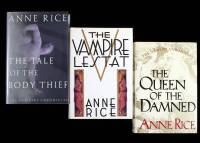 Lot of three titles by Anne Rice, two of them inscribed and signed