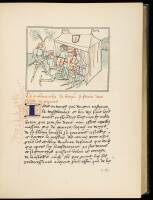 Histoire des Seigneurs de Gavres. Roman du XVe. Siecle. Orne de quatrevingt-quinze sujets et lettrines colories, Reproduit en Fac-simile par H. Kreins, augmente d'un avertissement et d'un glossaire