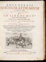 Noctium Atticarum Libri XX Prout Supersunt Quos Ad Libros Msstos. Nove & multo labore exegerunt, Perpetuis notis & emendationibus illustra verunt Johannes Fredericus et Jacobus Gronovii