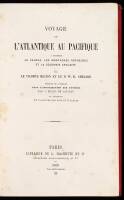 Voyage de L'Atlantique au Pacifique a travers le Canada, les Montagnes Rocheuses et la Colombie Anglaise.