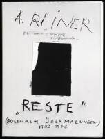 Reste (Zugemalte Ubermalungen 1954 - 1978); Remnants (painted-over overpaintings 1954 - 1978)