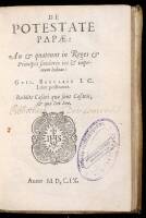 De Potestate Papae: An et Quatenus in Reges et Principes Seculares ius et Imperium Habeat