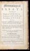 Meteorological Essays Concerning the Origin of Springs, Generation of Rain, and Production of Wind. With a Rational and Historical Account of the Causes and Course of the Tide.