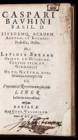 Lapidis Bezaar: Orient et Occident, Cervini Item et Germanici.