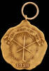 14K gold medal awarded at The Leslie Cup, 1926