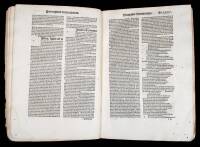 Large fragment from an incunabular printing of his Works