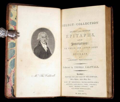 A Select Collection of Ancient and Modern Epitaphs, and Inscriptions
