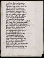 Original Leaf from Caxton's Chaucer