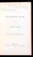 The Culprit Fay, and Other Poems
