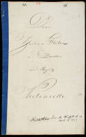 The Magic Flute - Manuscript Score for Violincello