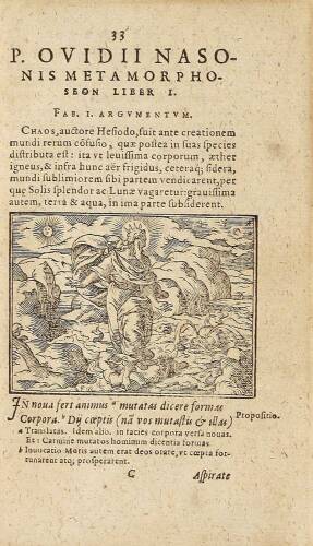 Operum Tomus II. Quo Continentur Metamorphoseon Libri XV
