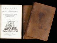 Reliques of Ancient English Poetry: Consisting of Old Heroic Ballads, Songs, and Other Pieces of Our Earlier Poets, (Chiefly of the Lyric Kind.) Together with Some Few of Later Date.