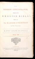 The Hebrew Concordance, Adapted to the English Bible; Disposed after the Manner of Buxtorf