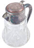 Cut glass pitcher trophy, with silver lid from the Wiesbaden Invitational 1965