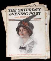 Lot of 12 issues of The Saturday Evening Post with stories and articles by or about Jack London