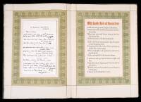 The Lake Isle of Innisfree by William Butler Yeats, with a facsimile of the poem in the poet's handwriting, also an appreciative note by George Sterling. The manuscript is in the Bender Collection at Mills College. The Printing was finished in the month o