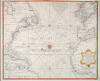 A New & Accurate Chart of the Western or Atlantic Ocean Drawn from Surveys and Most Approved Maps & Charts