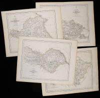 Lot four maps of Yorkshire