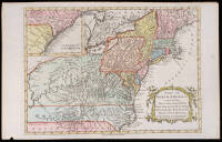 Part of North America; Comprehending the Course of the Ohio, New England, New York, New Jersey, Pensilvania, Maryland, Virginia, Carolina and Georgia. From the Sr. Robert, with Improvements