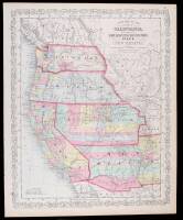 A New Map of the State of California, the Territories of Oregon, Washington, Utah & New Mexico