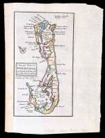 A Map of ye Island of Bermudos, Divided into its Tribes, with the Castles, Forts &c.